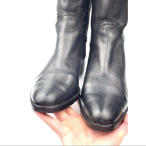 Arturo Chiang Darren knee high boots sz 8 leather - Picture 9 of 13